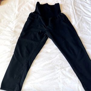 Black maternity jeans/ jeggings